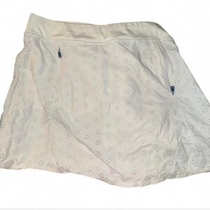 Ralph Lauren Cream Skirt with Blue Accents